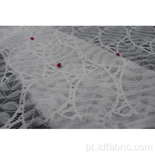 Tecido de nylon com padrão de folha de algodão